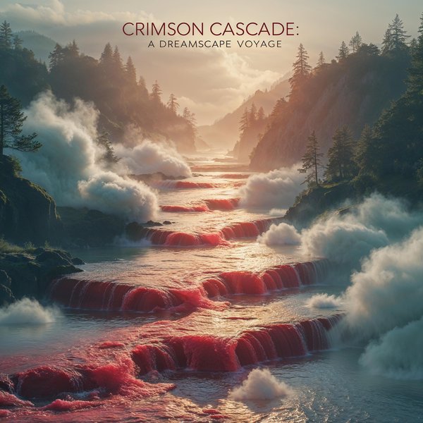 Crimson Cascade: A Dreamscape Voyage (Lo-Fi) album cover