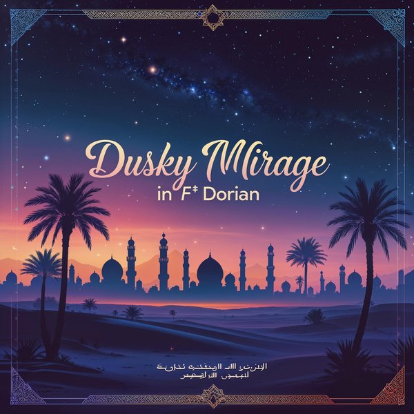 Dusky Mirage in F# Dorian (Lo-Fi) album cover